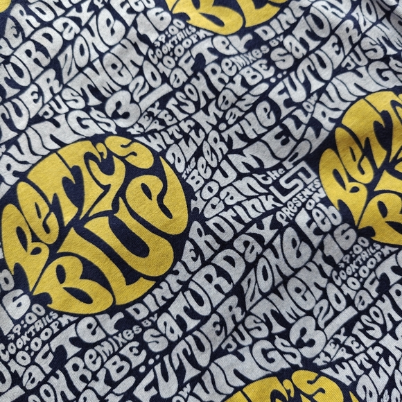 Hurry! Store Close Next WOne Of Kind Japenese Brand Betty's Blue Indigo LogoTank - Picture 4 of 5